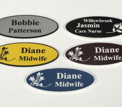 image of Oval Name Badge