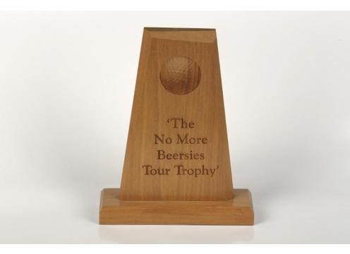 product image for Wooden Trophy - Angled Sides