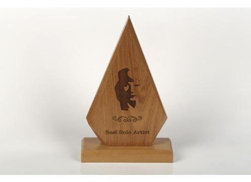 product image for Wooden Trophy - Short Diamond