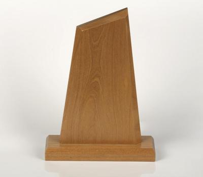 image of Wooden Trophy - Angled Top