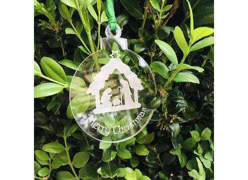 product image for Clear Nativity Decoration