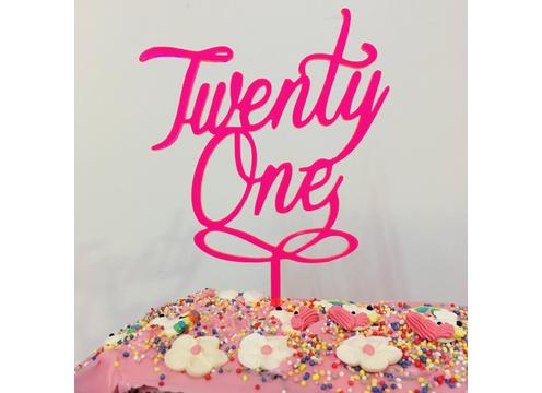product image for 21st Birthday Cake Topper 